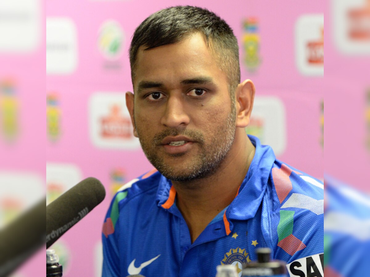MS Dhoni battles problem of plenty 