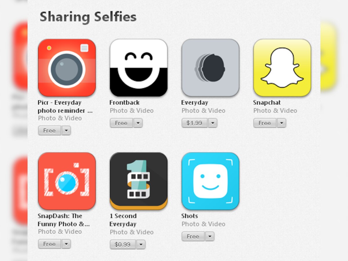 Apple adds a section to App Store dedicated to 'selfies'
