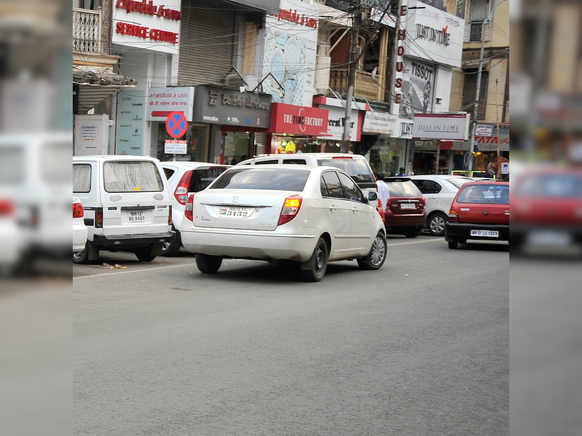 No parking on MG Road, Pune even for residents.