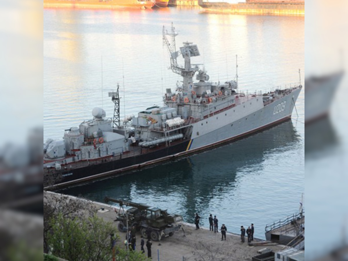 Ukraine stripped of nearly all its warships in Crimea