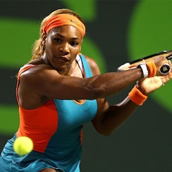 Serena Williams wins as Sony Open locked down by bomb scare
