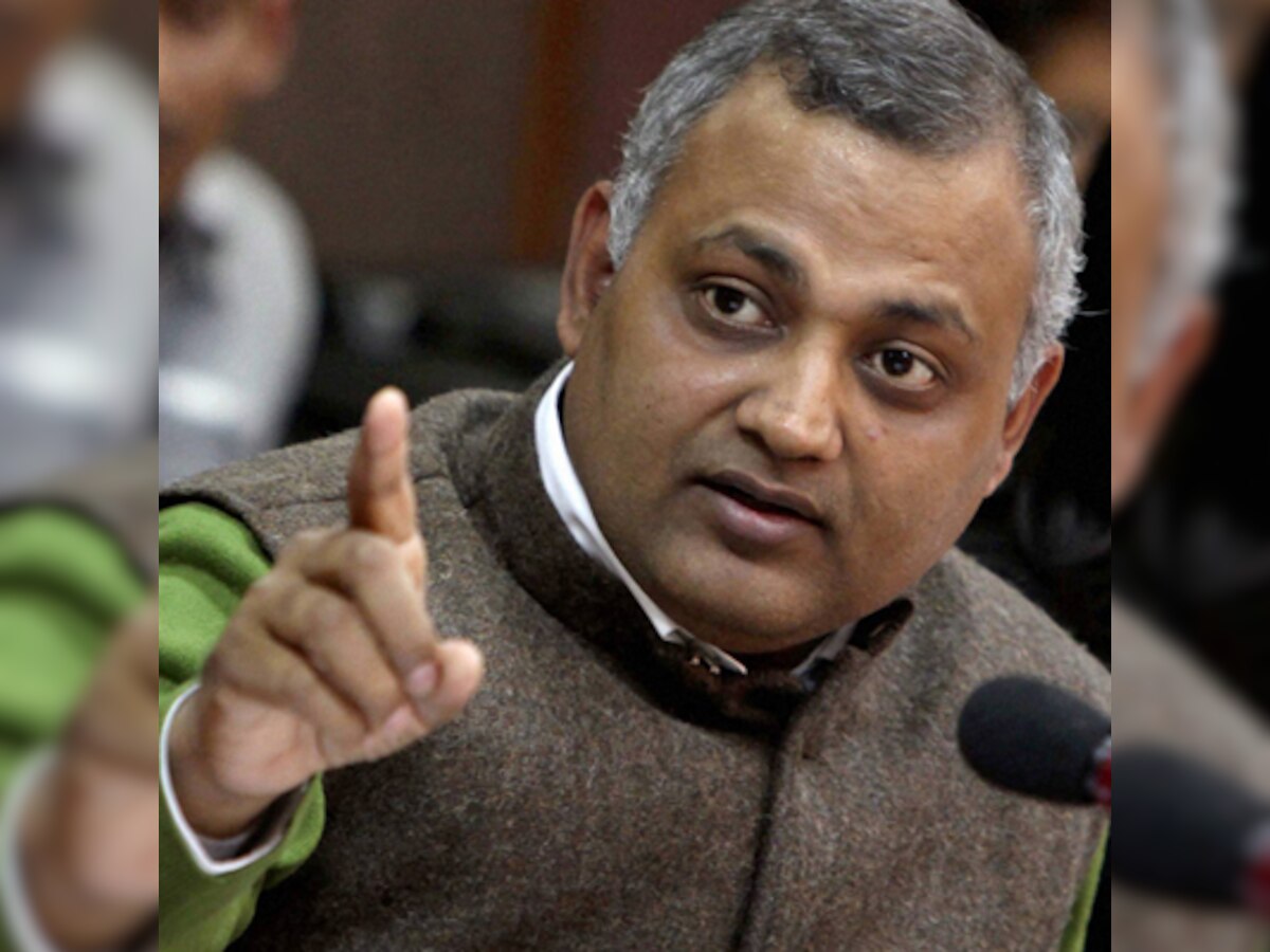 AAP slams 'some' news channels for showing 'unverified' news about Somnath Bharti