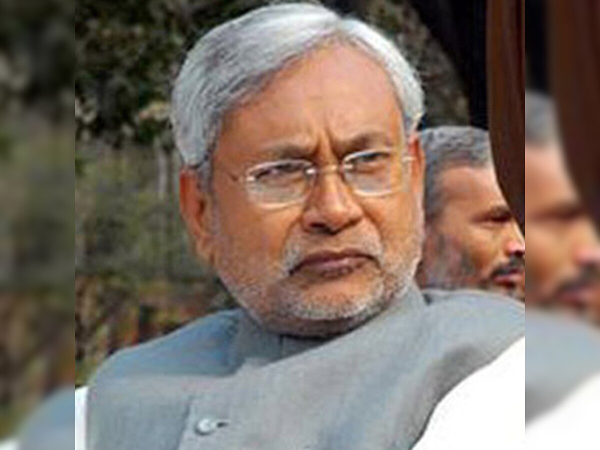 Pro-Modi slogans at Nitish Kumar's election rally in Gaya