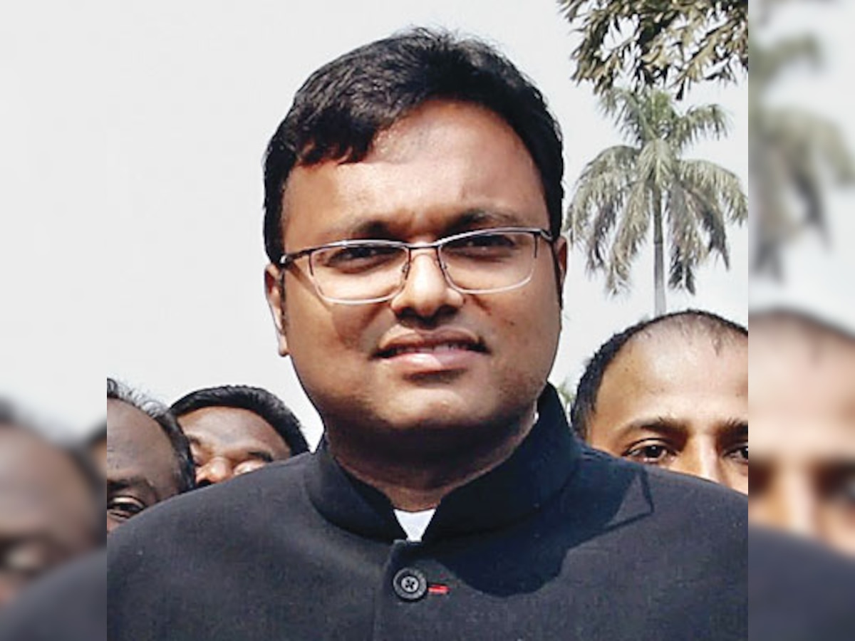 Karti Chidambaram files nominations; declares Rs 59.66 crore assets