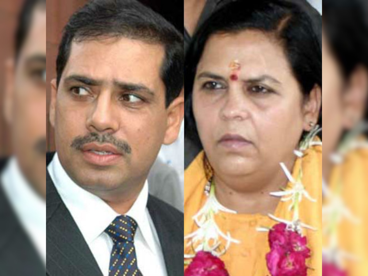 Sonia Gandhi's son-in-law Robert Vadra will go to jail if NDA comes to power: Uma Bharti 