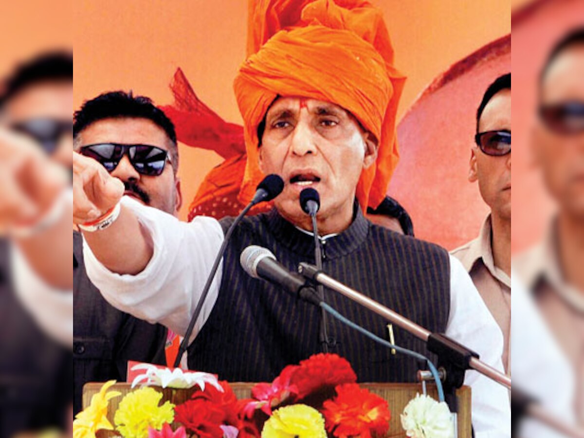 BJP's permutations put Rajnath Singh ahead in Lucknow race