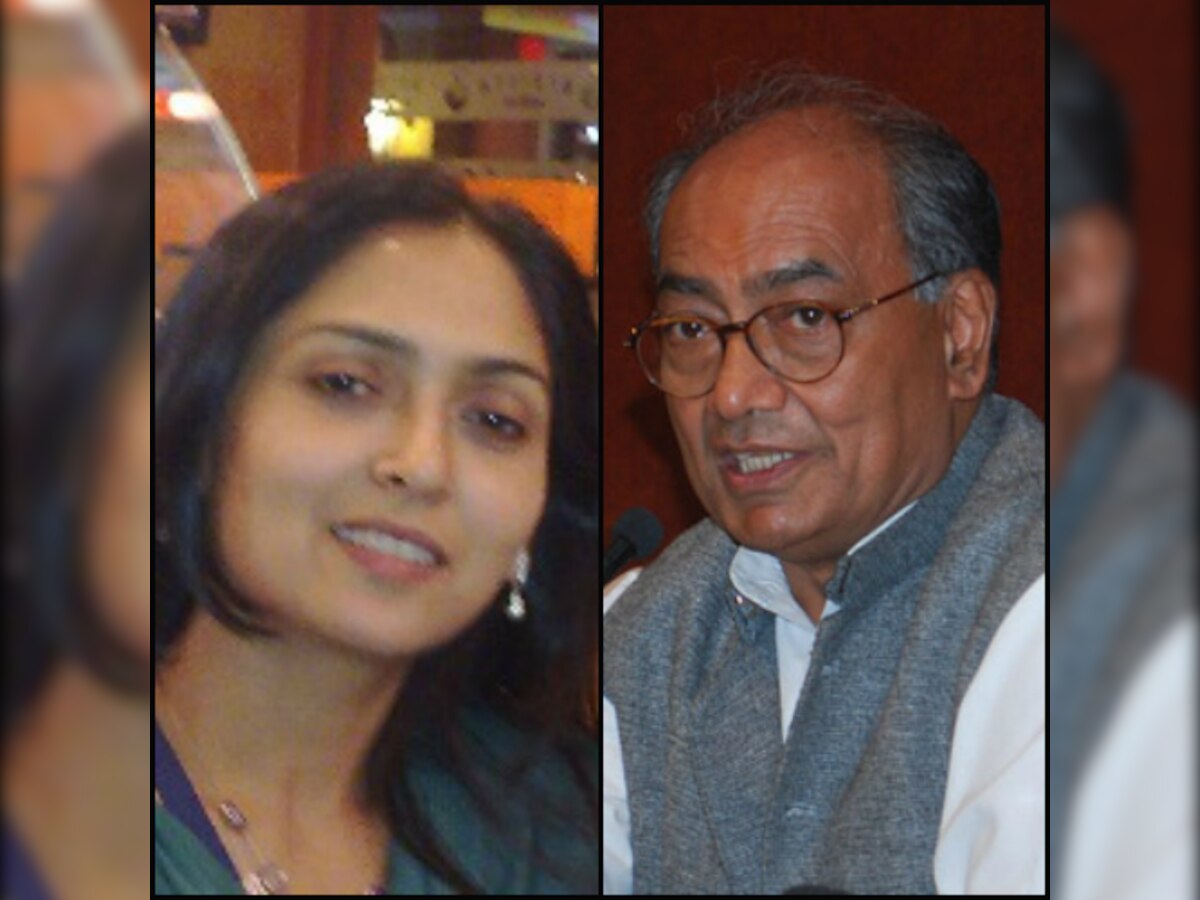 Congress leader Digvijaya Singh accepts his relationship with journalist Amrita Rai on Twitter