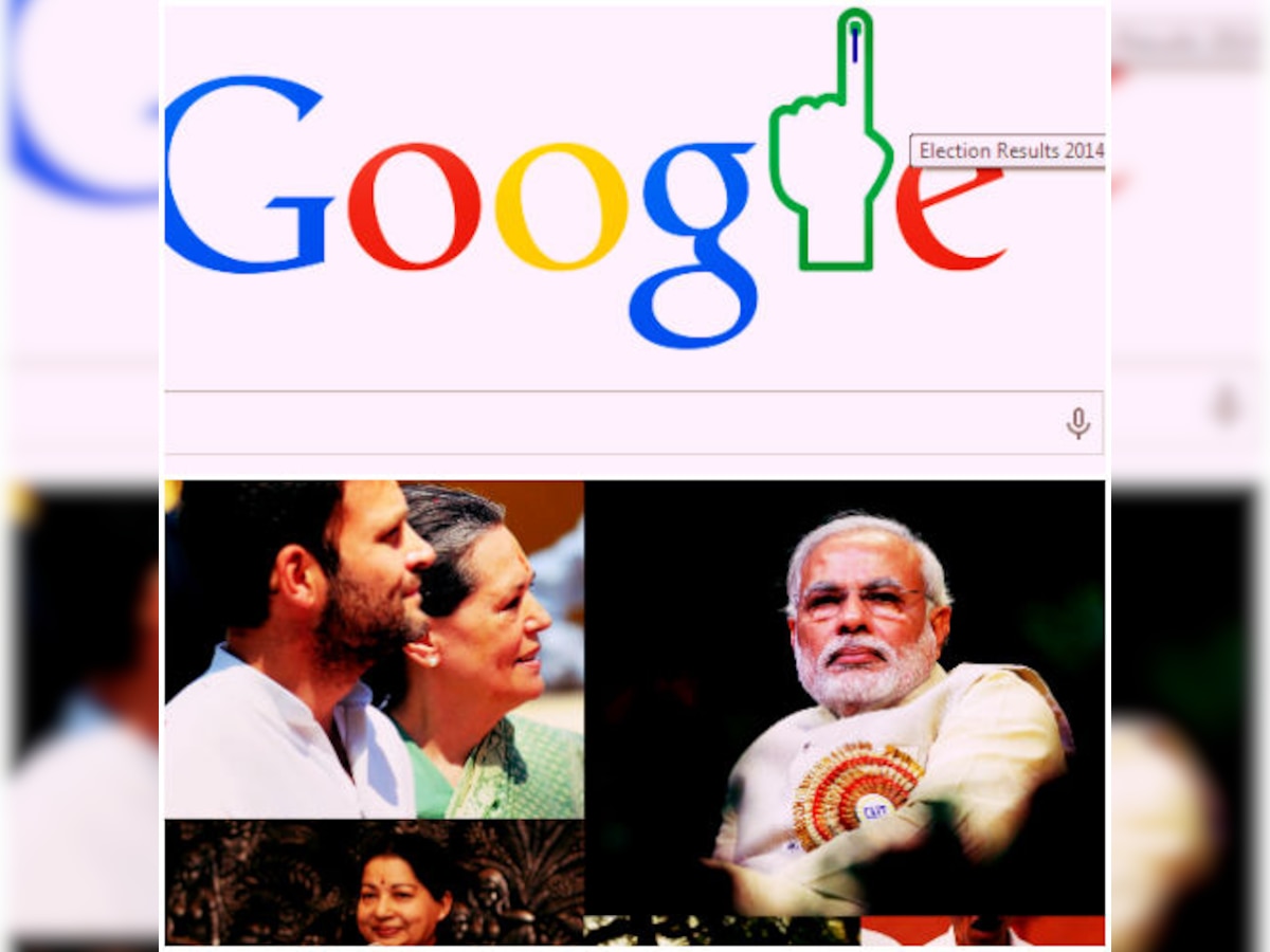 Google marks Lok Sabha Elections 2014 counting day with a powerful doodle