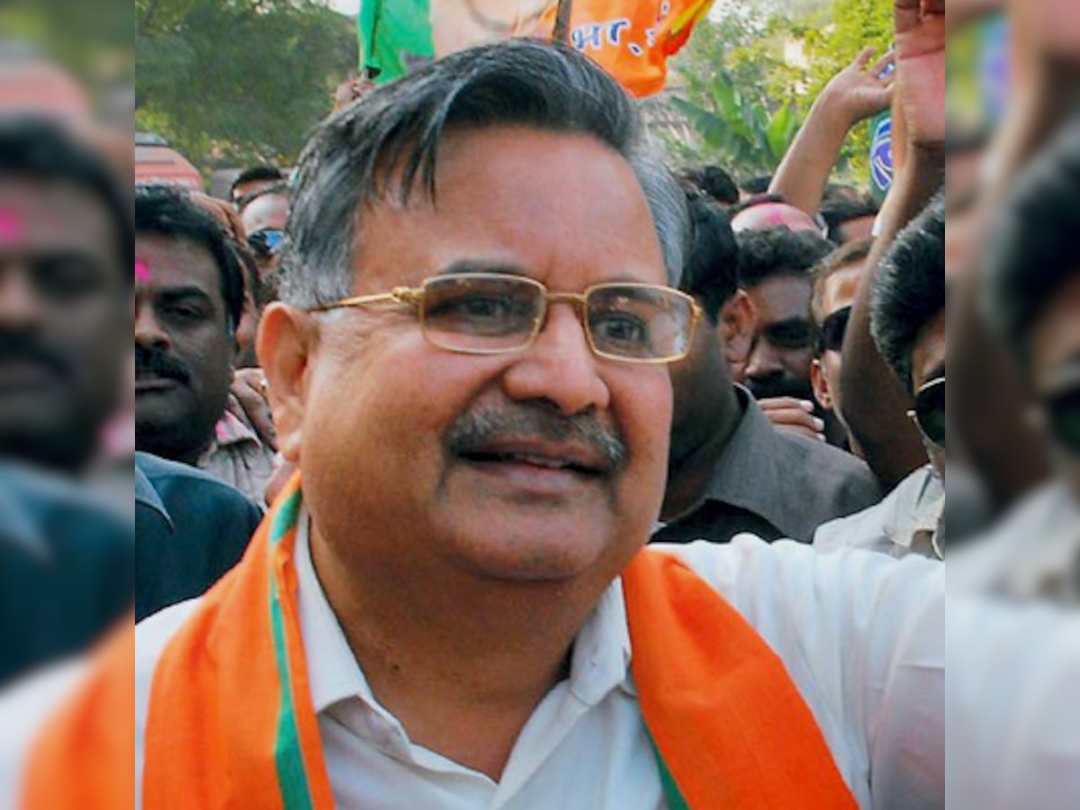 Chhattisgarh CM Raman Singh congratulates Narendra Modi on BJP's spectacular poll show