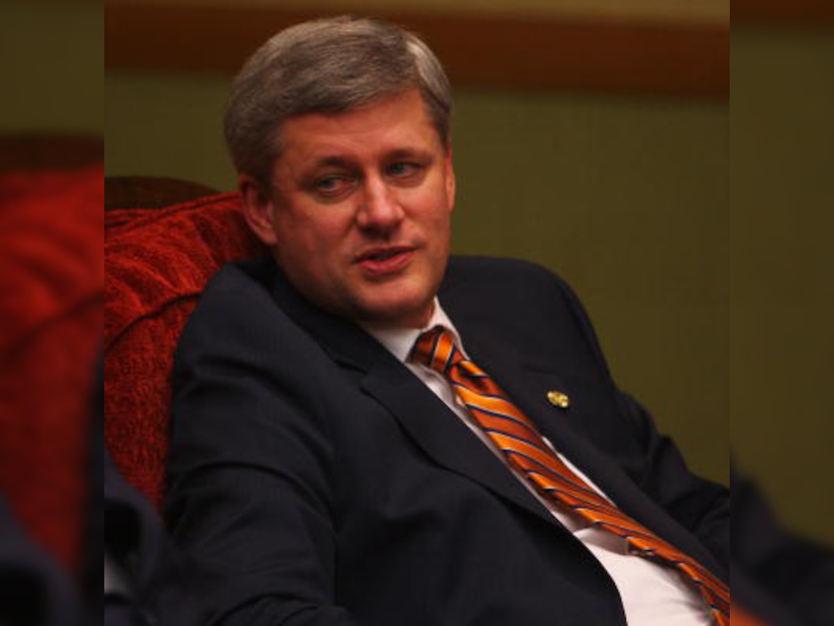 Canadian Prime Minister Stephen Harper congratulates Narendra Modi, praises Indian democracy