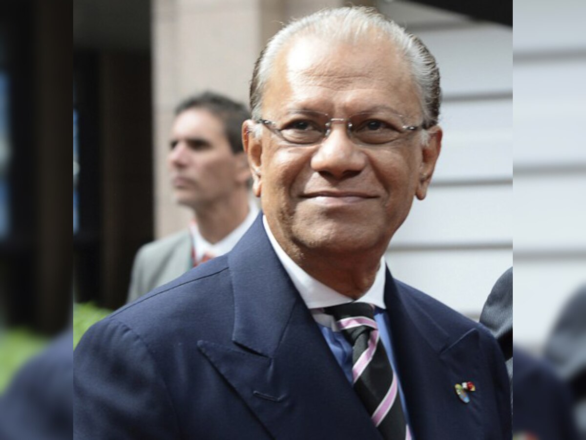 Mauritius PM Navinchandra Ramgoolam arrives in Delhi for Narendra Modi's swearing in