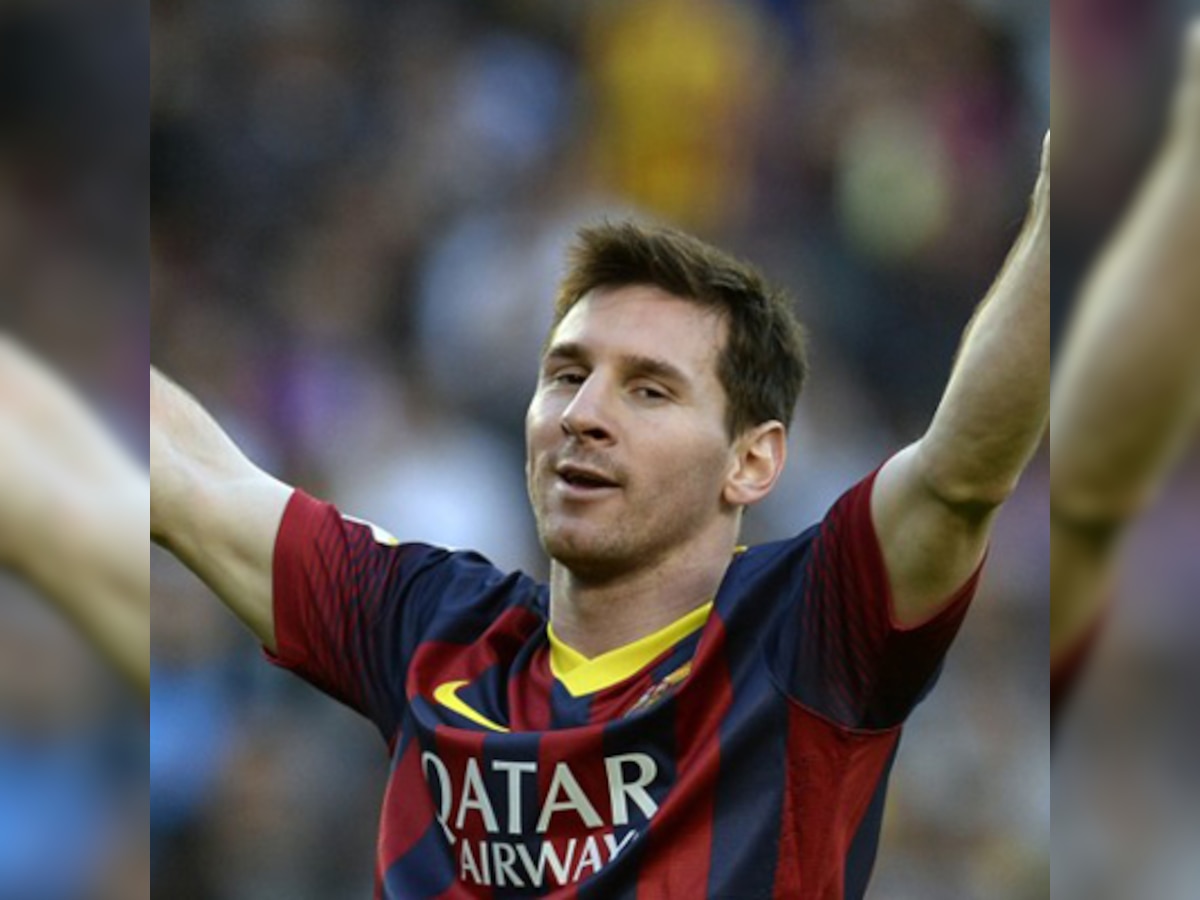 Lionel Messi becomes Barcelona's all-time leading scorer with their 7-0 victory over Osasuna