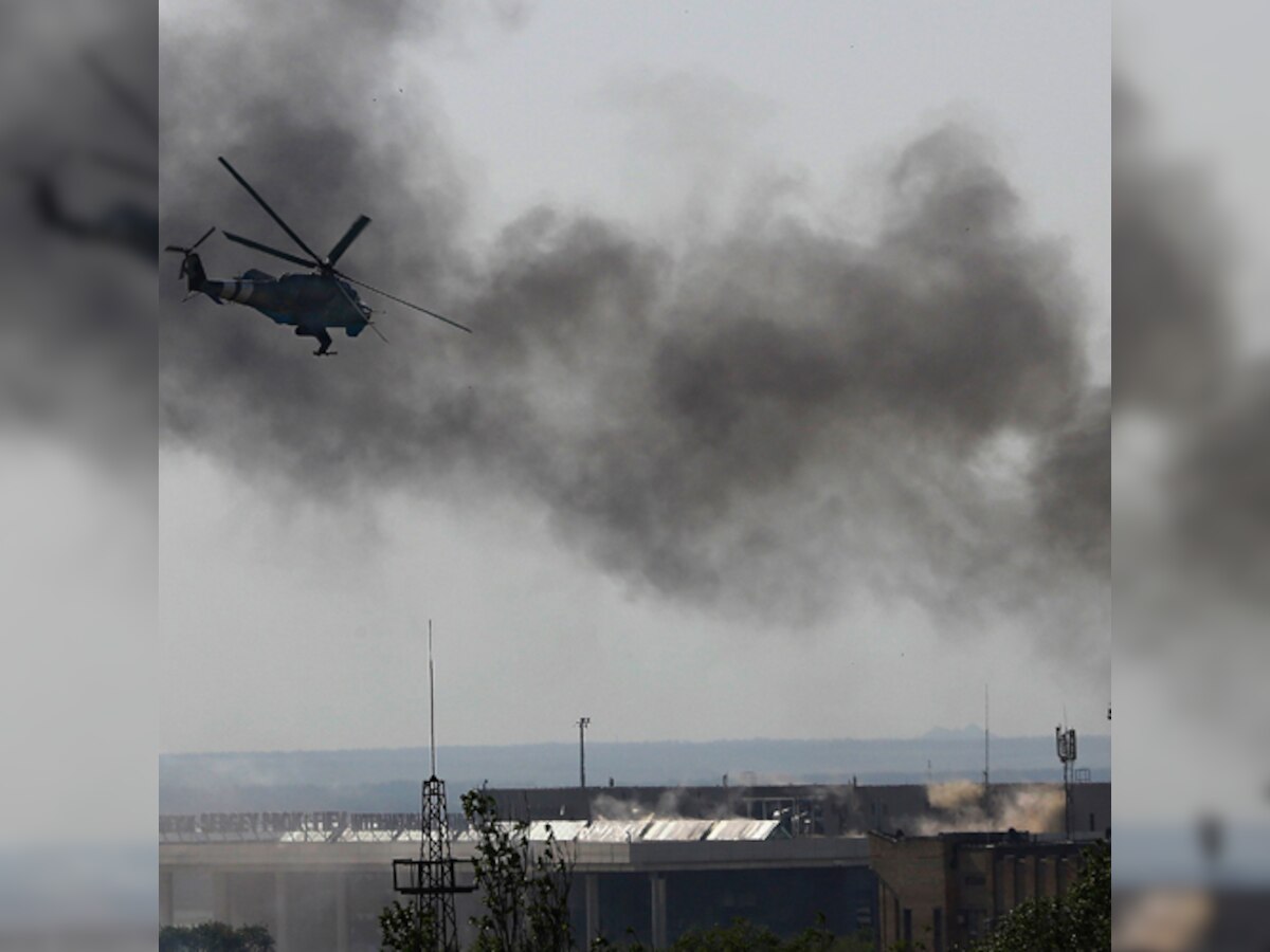 Ukraine launches air strikes against pro-Russian rebels at Donetsk airport