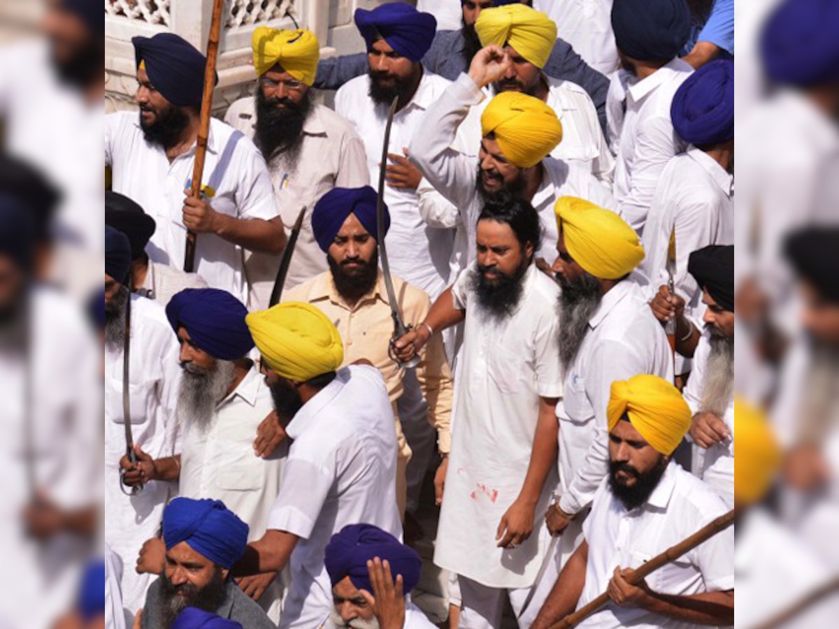 Violent clashes inside Amritsar's Golden Temple complex on anniversary of Operation Bluestar