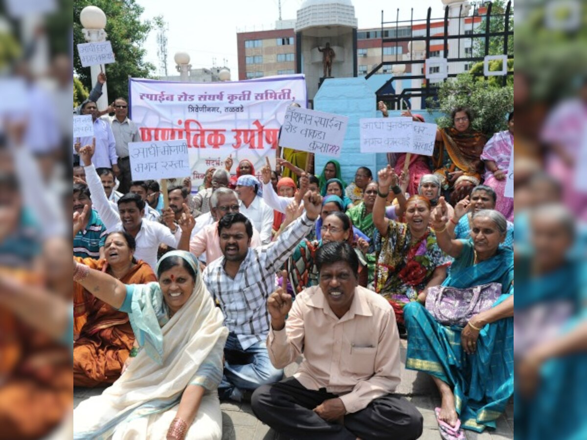 Residents of PCMC on hunger strike