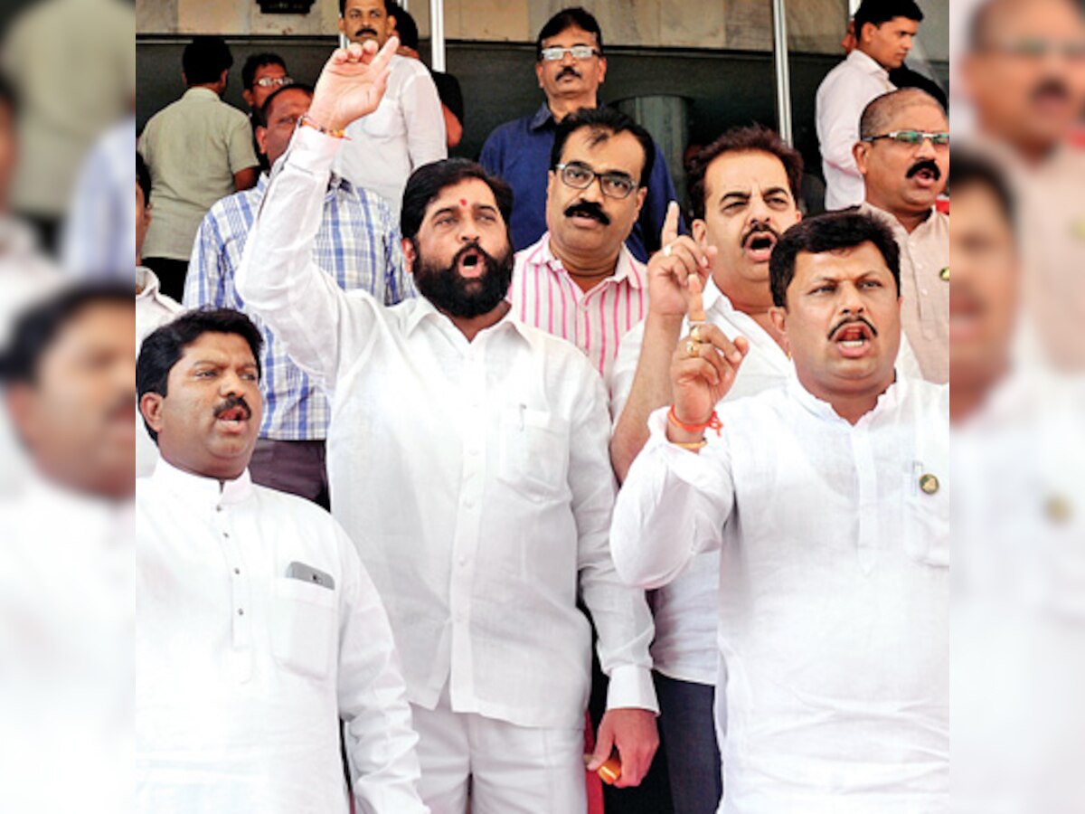 Toll issue sees suspension of two Shiv Sena MLAs