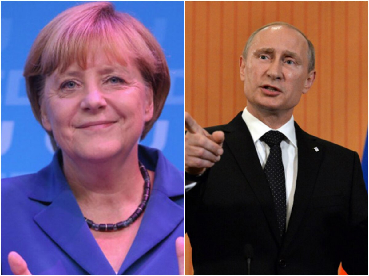 Angela Merkel tells Vladimir Putin she's concerned about plane shoot-down