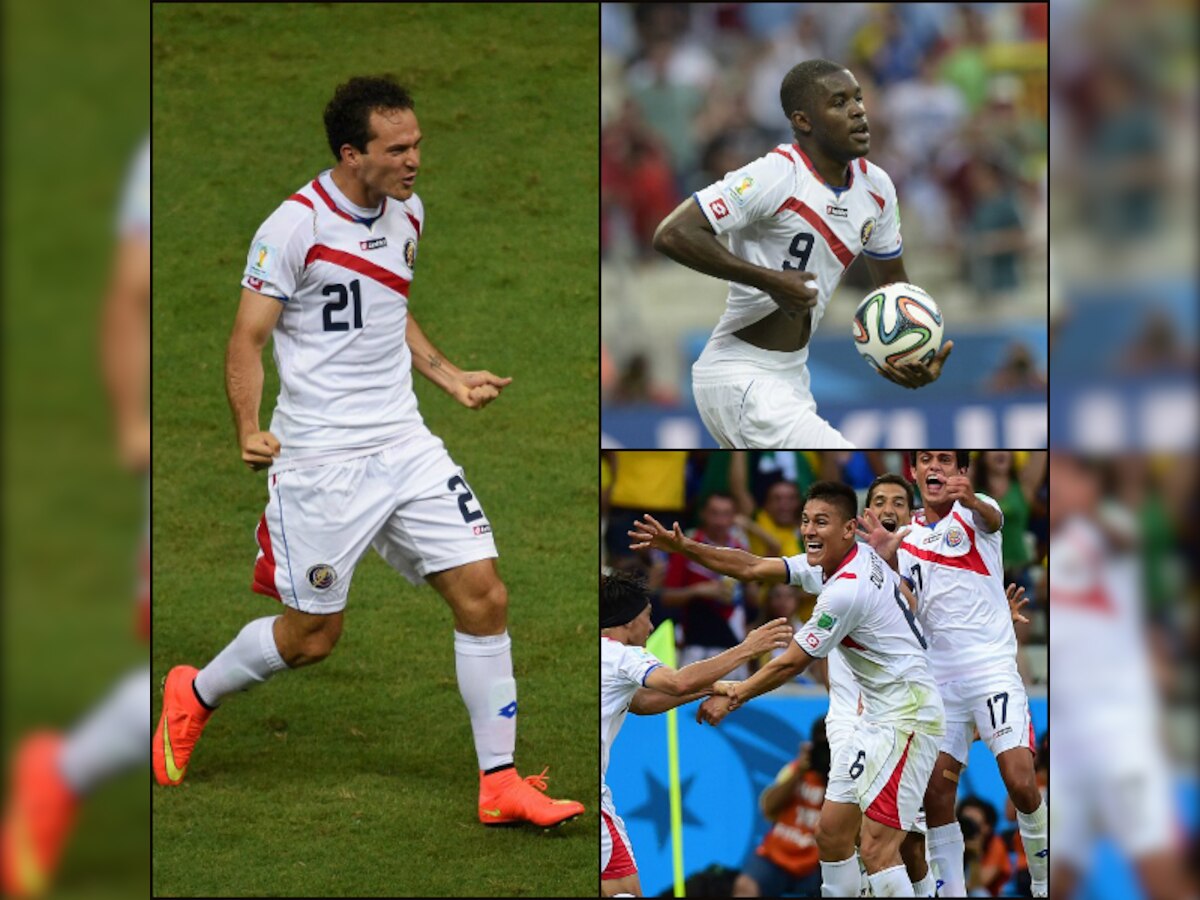 #FIFAWorldCup2014 Uruguay v/s Costa Rica: Joel Campbell, Ó. Duarte, M Ureña score to ensure Costa Rica's victory; Uruguay 1-3 Costa Rica