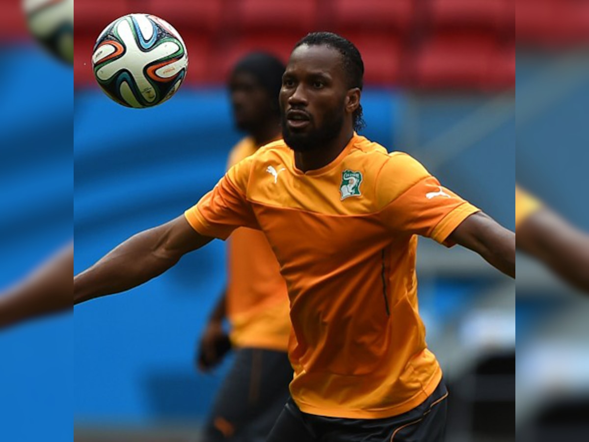 Ivory Coast's Didier Drogba on bench again for Colombia clash