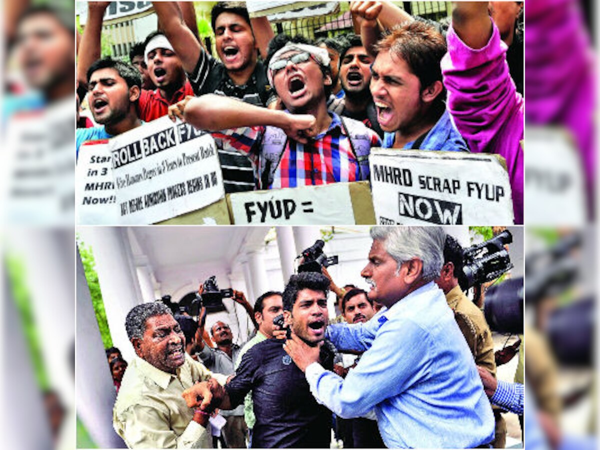 Vice Chancellor blinks but Delhi University stalemate drags on