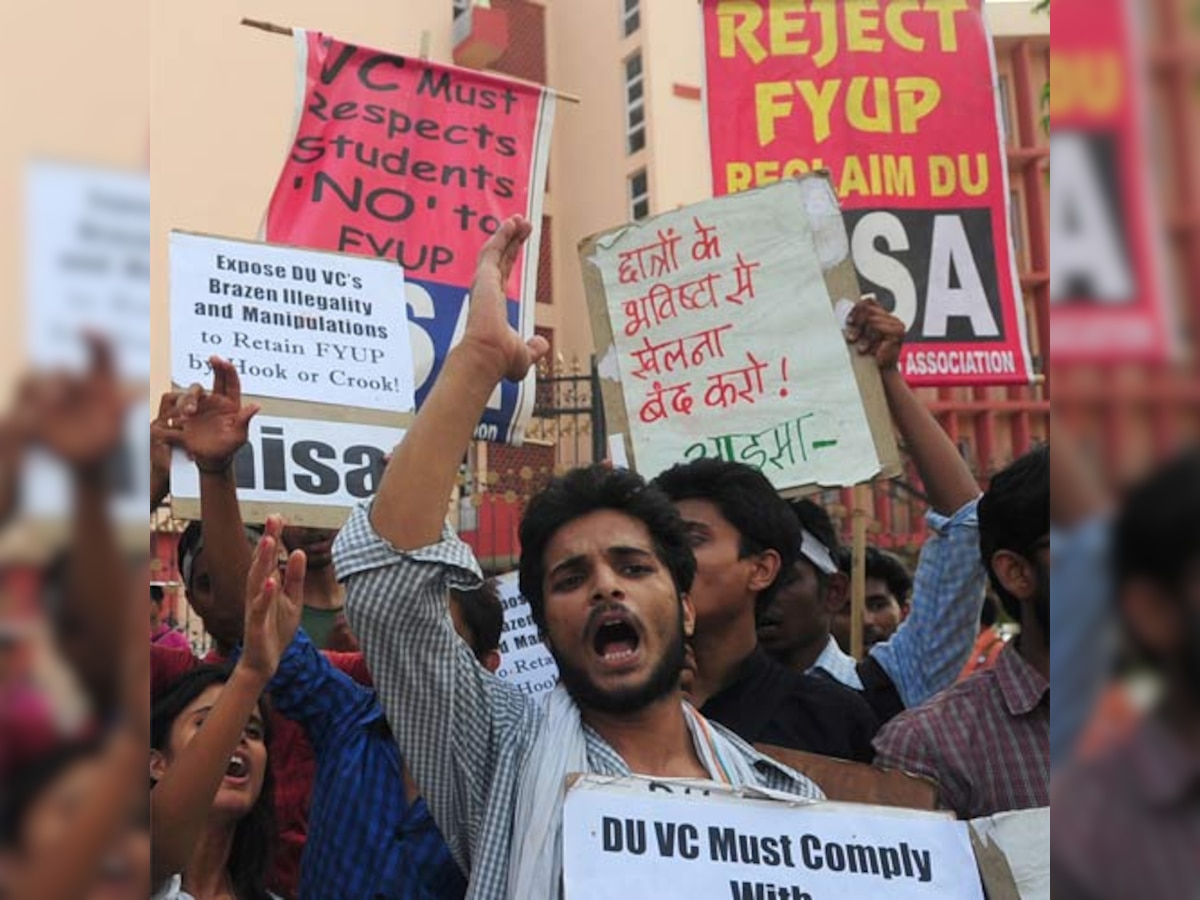 #FYUP: BTech to be 4-year course for those admitted in 2013-14 after protests by students