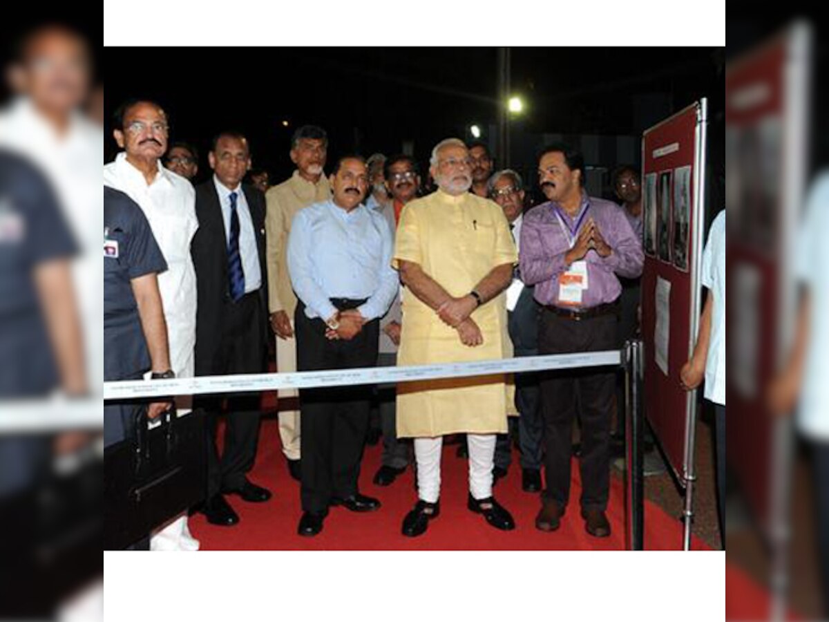 At launch of ISRO's #PSLVC23, PM Narendra Modi says "Yeh dil maange more", proposes SAARC satellite, space museums