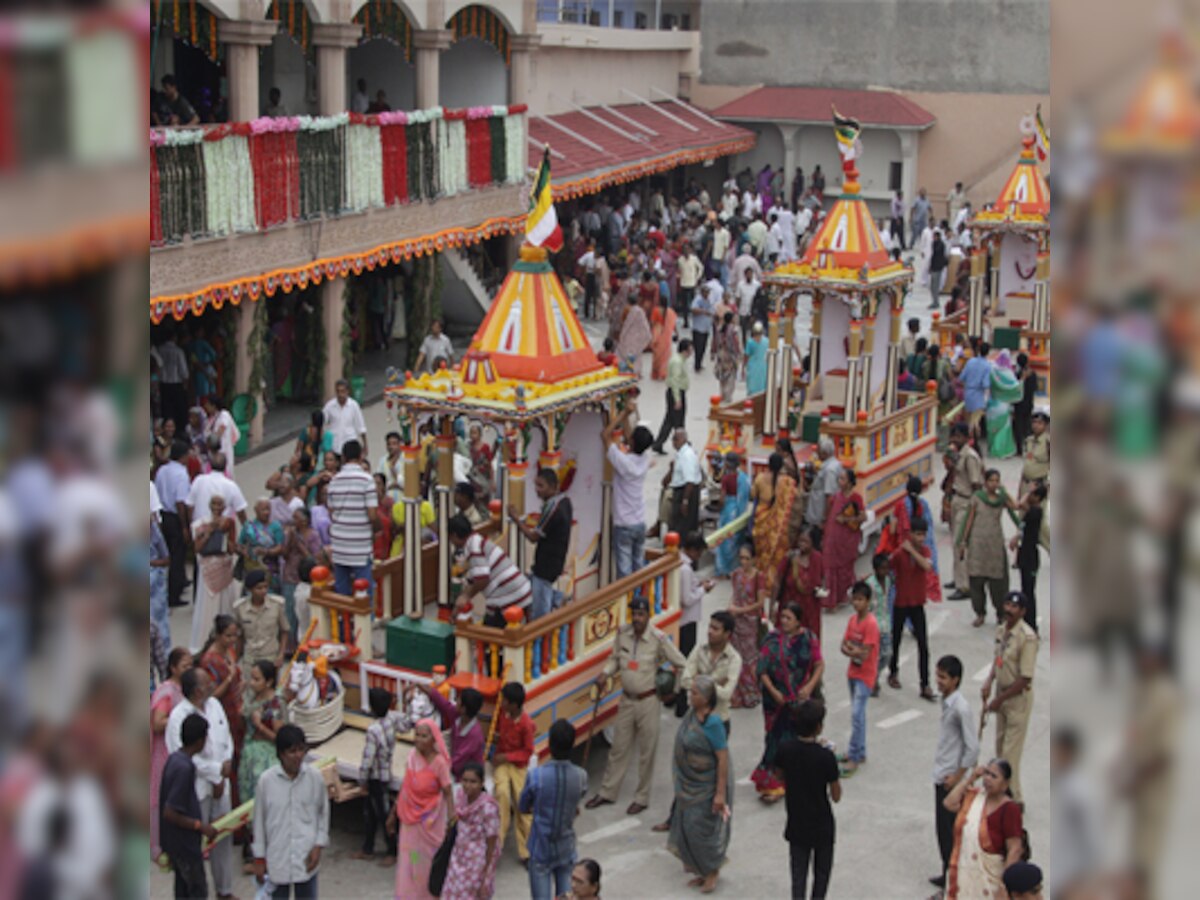 Mishap strikes Jagannath Rath Yatra after two run over by chariot wheels