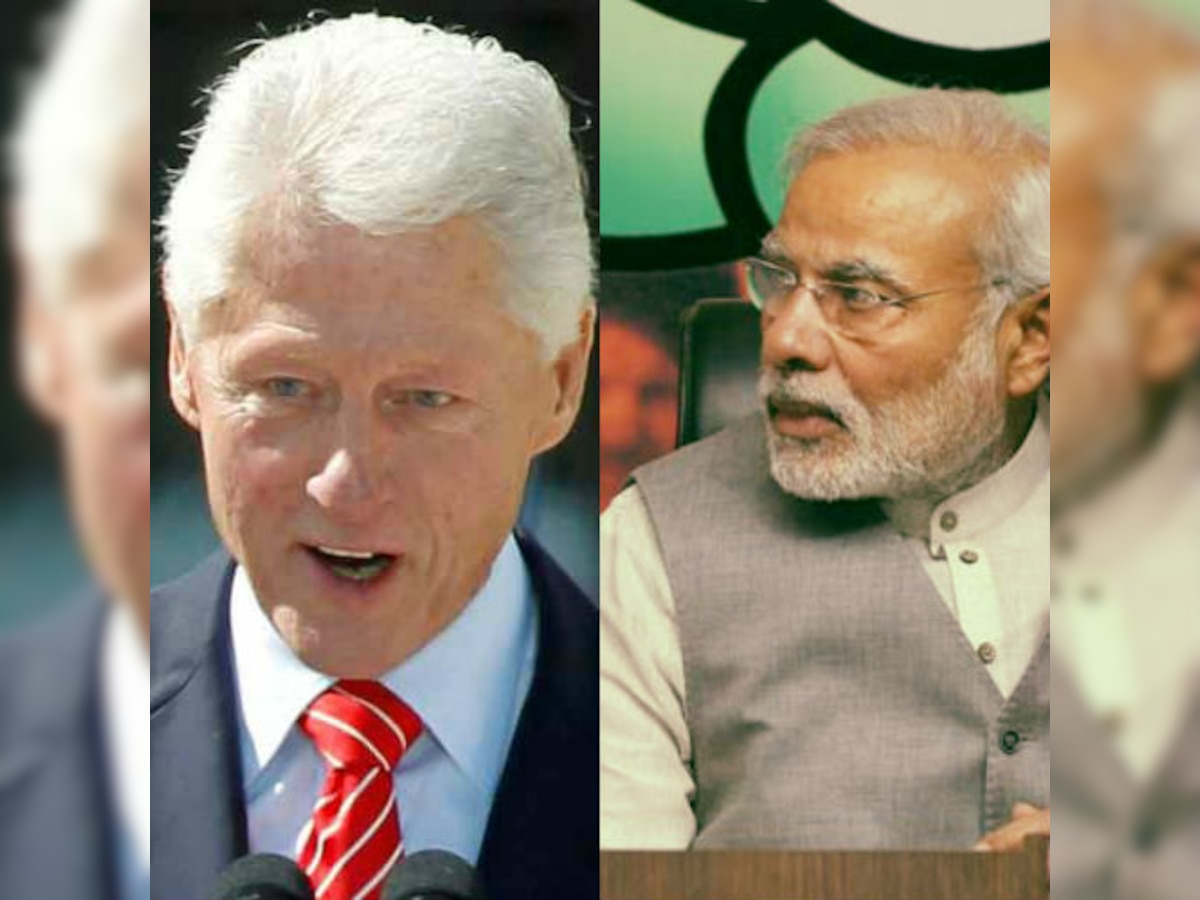 I am impressed with Narendra Modi's economic policies says Bill Clinton