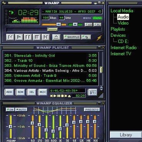 Winamp shuts down after 15 years, one more gem of the 90's fades away