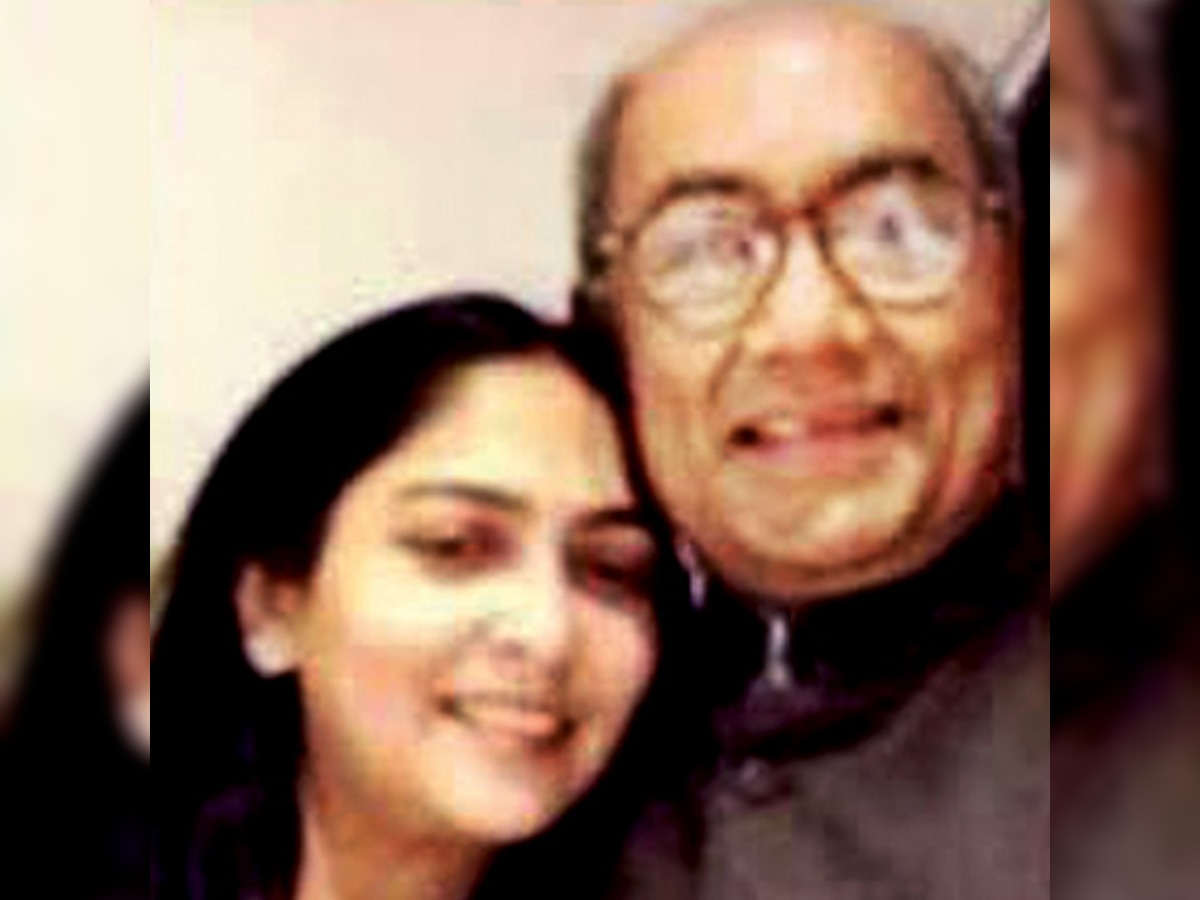 Digvijaya Singh meets his Amrita: Love in the time of elections