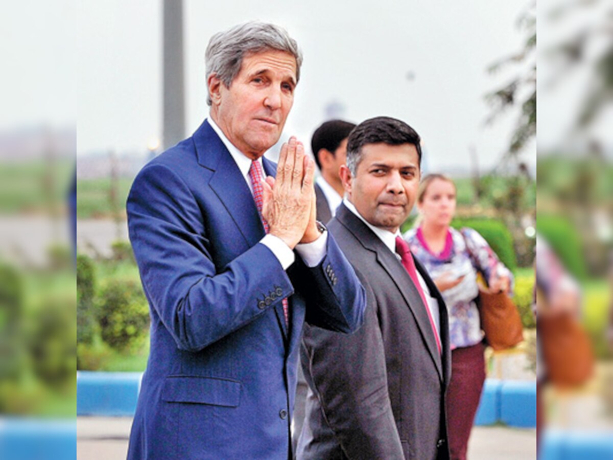 US Secretary of State John Kerry arrives in India for strategic dialogue with Narendra Modi government