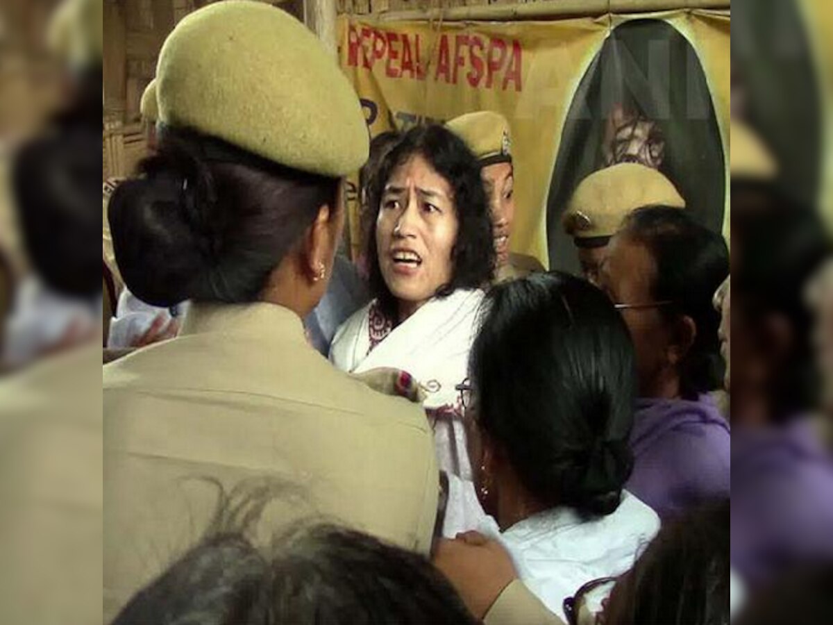 Irom Sharmila arrested in Manipur on charge of attempt to commit suicide after she continues hunger strike