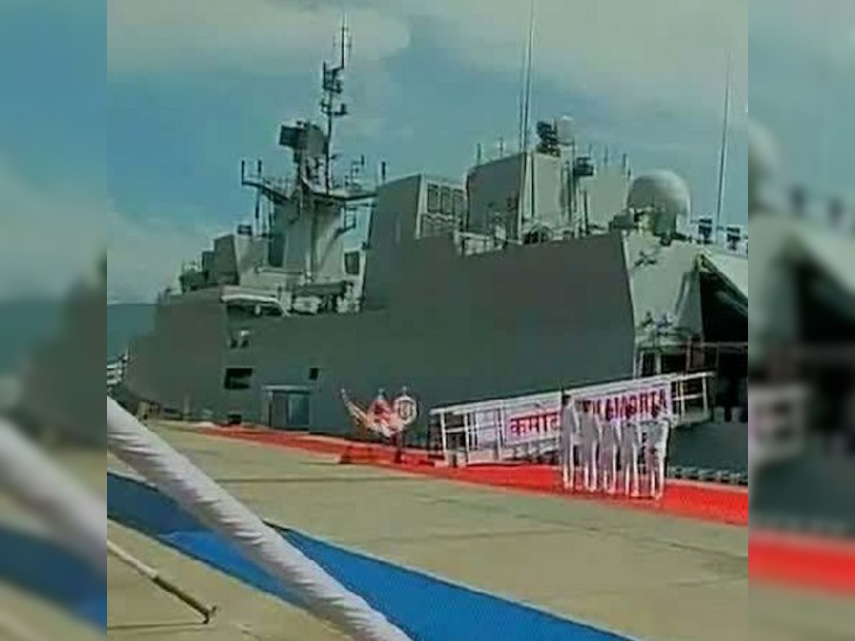 INS Kamorta, India's first indigenously built stealth warship commissioned