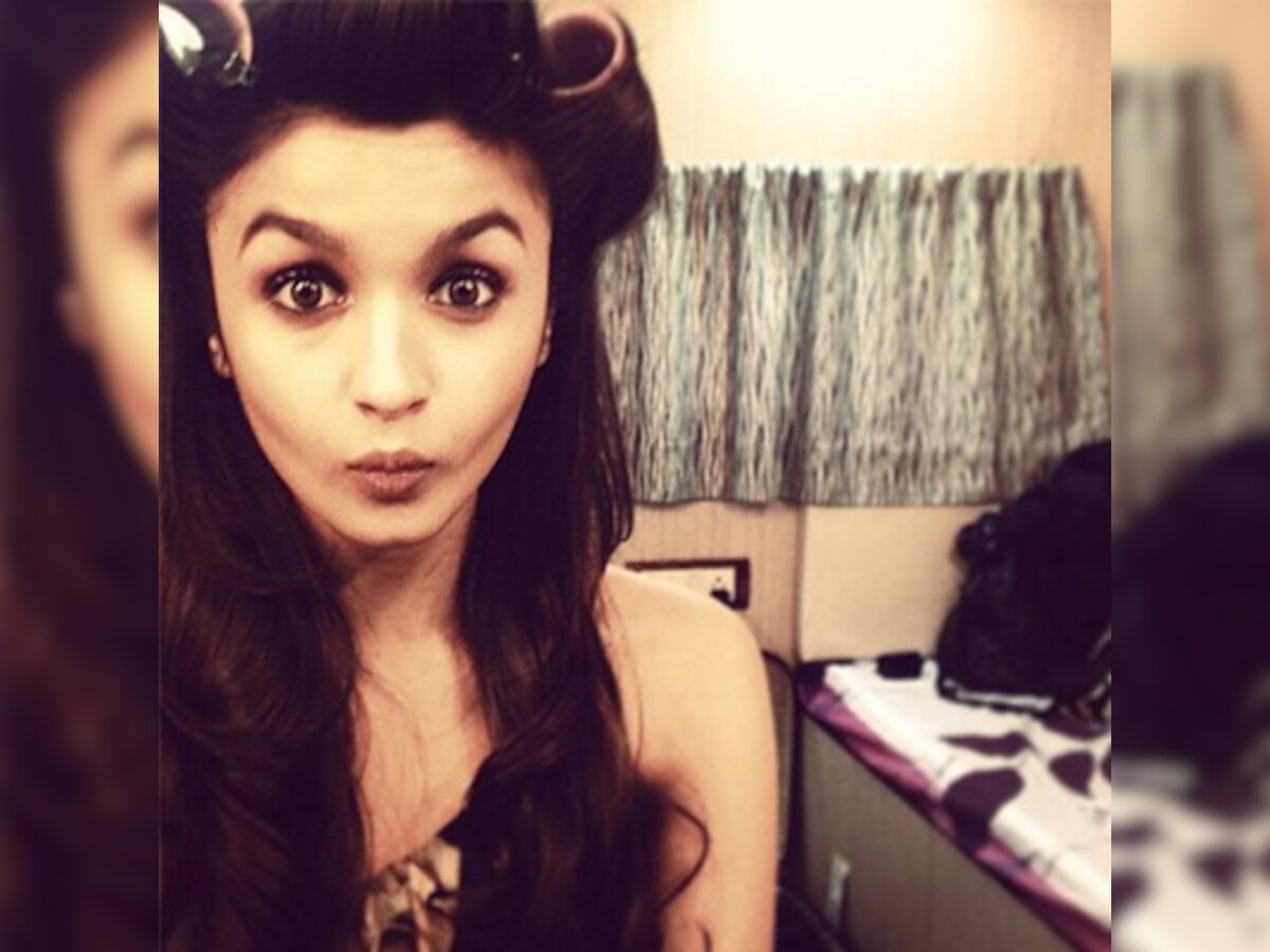 Alia Bhatt turns hair stylist for her fans