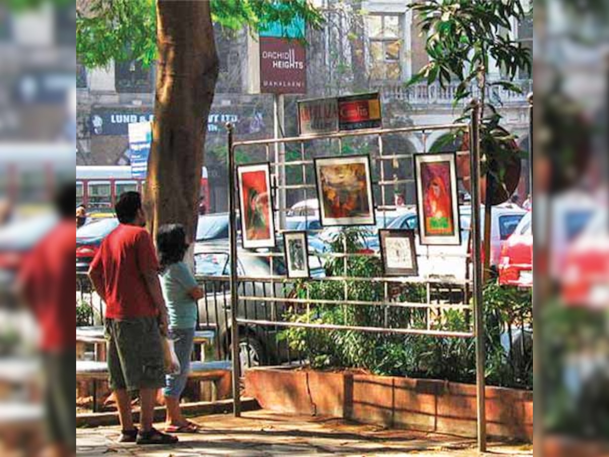 For these street artists, Jehangir Gallery promenade is their salon