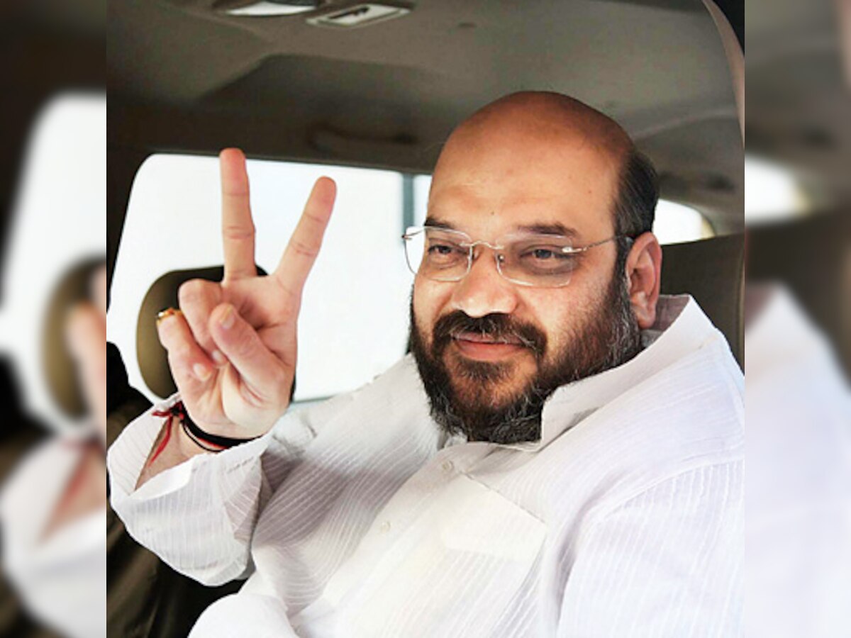 BJP's master strategist Amit Shah arrives in Mumbai to set poll game plan