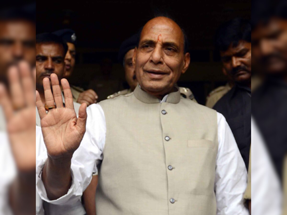 Government won't discriminate on basis of religion: Rajnath Singh