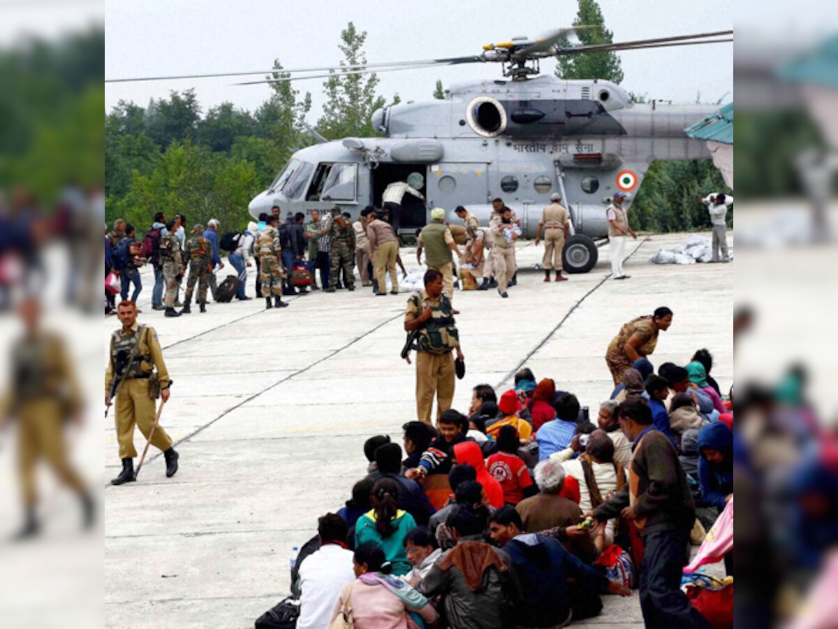 Over 142,000 people rescued in flood-hit Jammu and Kashmir so far