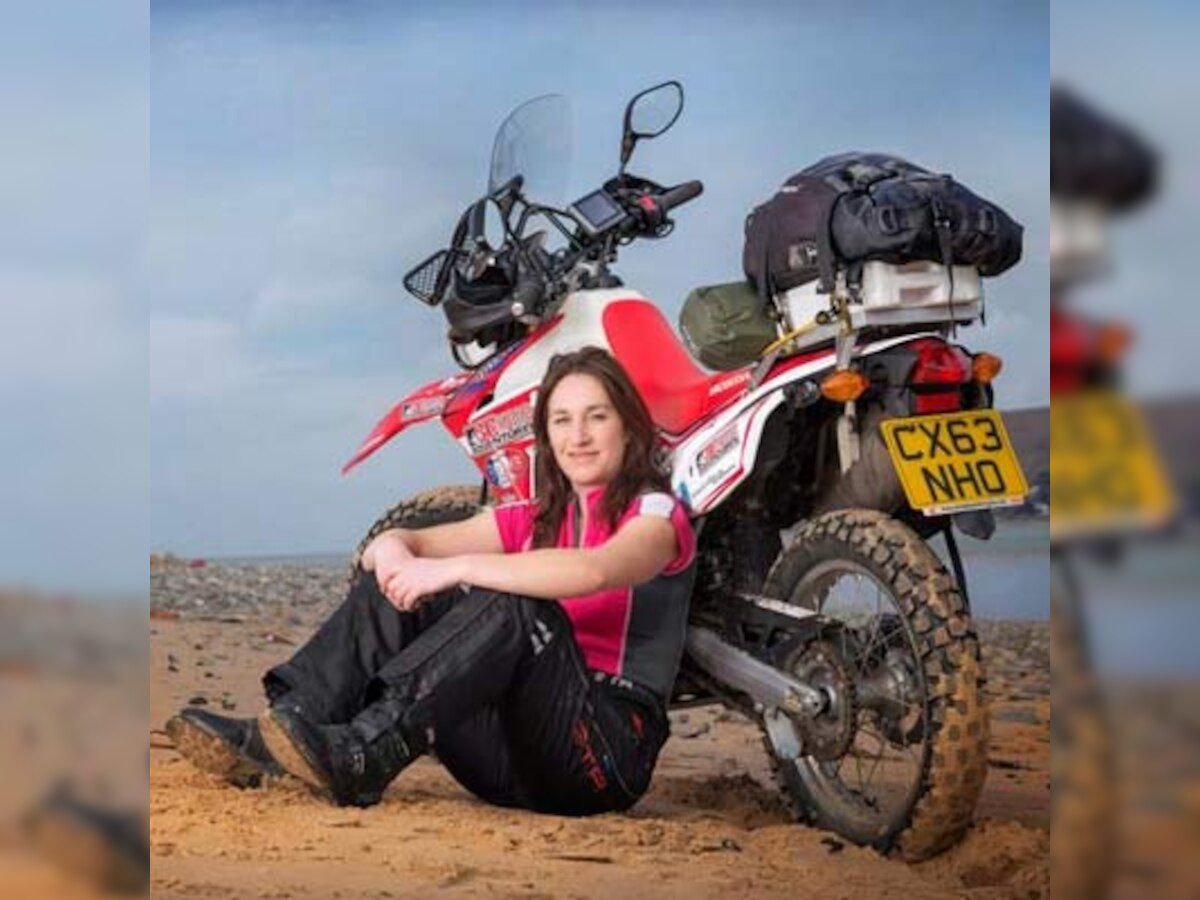 Grandma-to-be Rides Solo Around the World