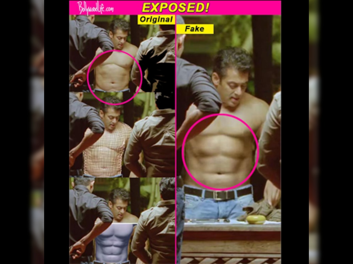 Salman Khan's six pack abs fake?