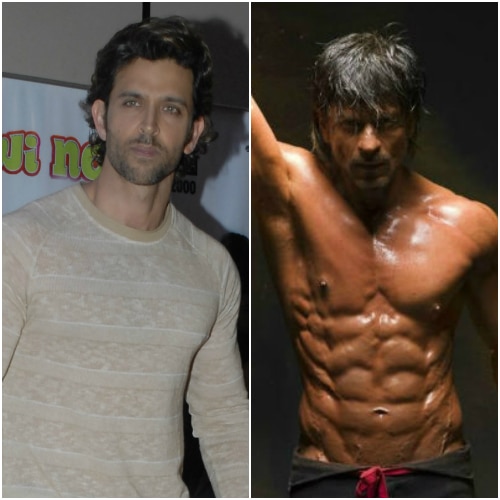 Hrithik Roshan comments on Shah Rukh Khan's eight pack abs from 'Happy