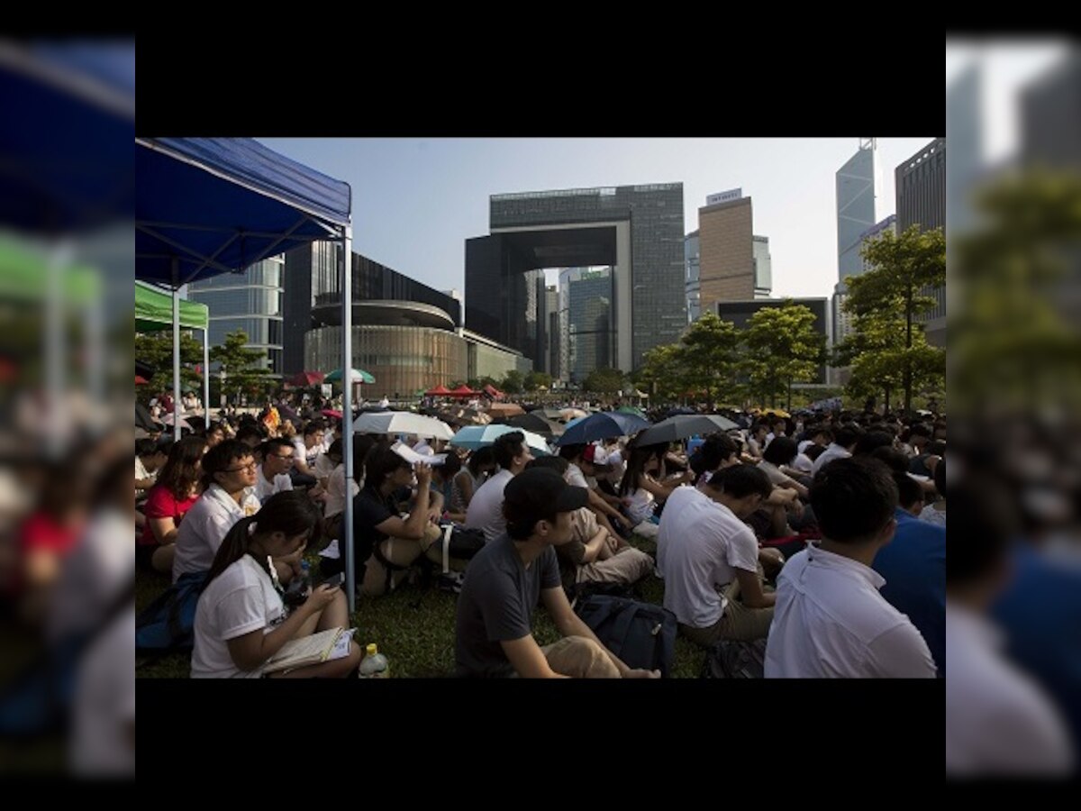 Hong Kong student activists rally ahead of threatened blockade demanding free elections