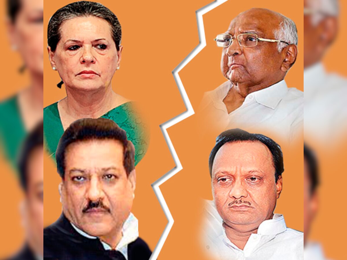 #MahaPolls2014: After Sena-BJP split, NCP breaks alliance with Congress