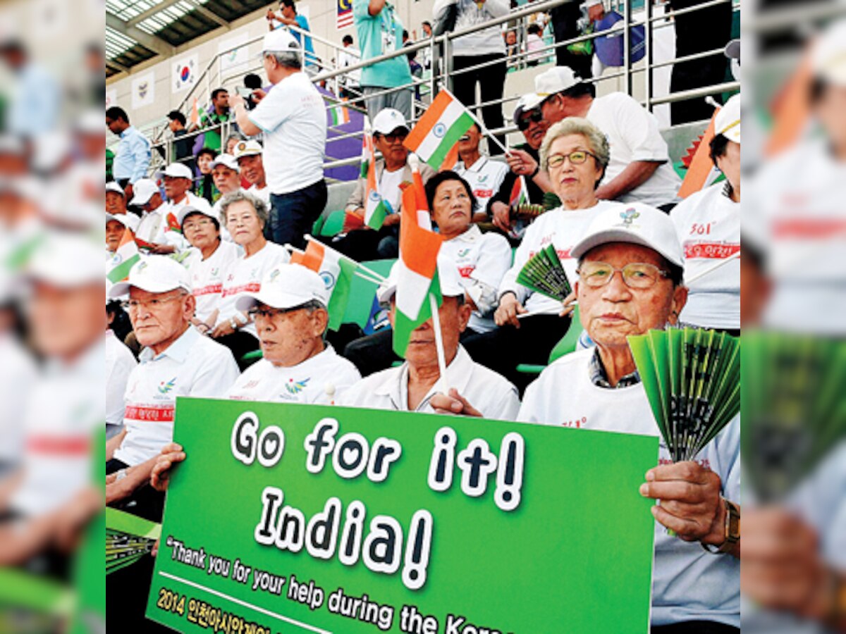 Six decades on, Koreans return the favour