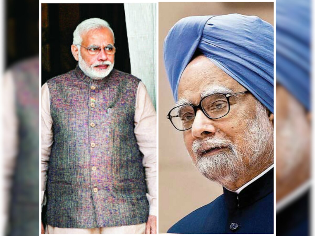 Narendra Modi greets former prime minister Manmohan Singh on 82nd birthday