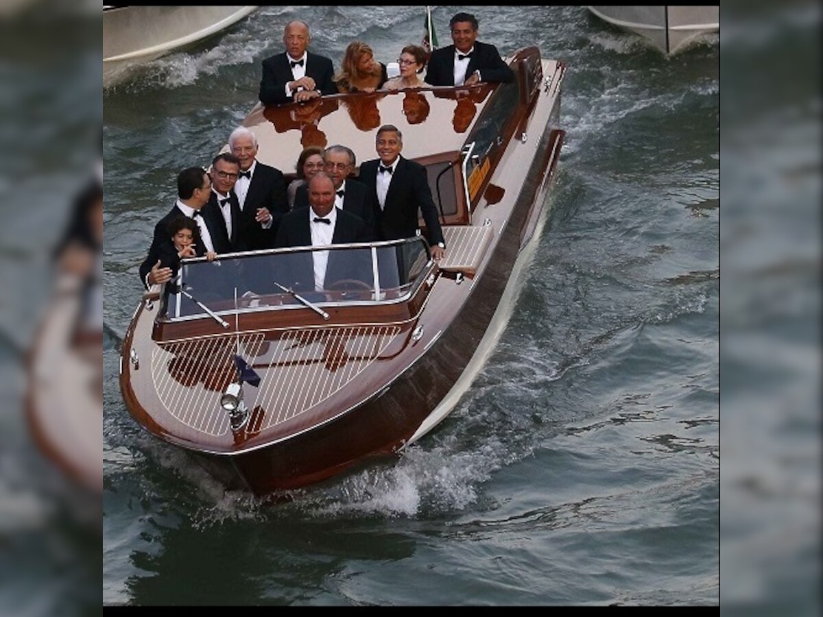 George Clooney, Amal Alamuddin tie the knot in Venice