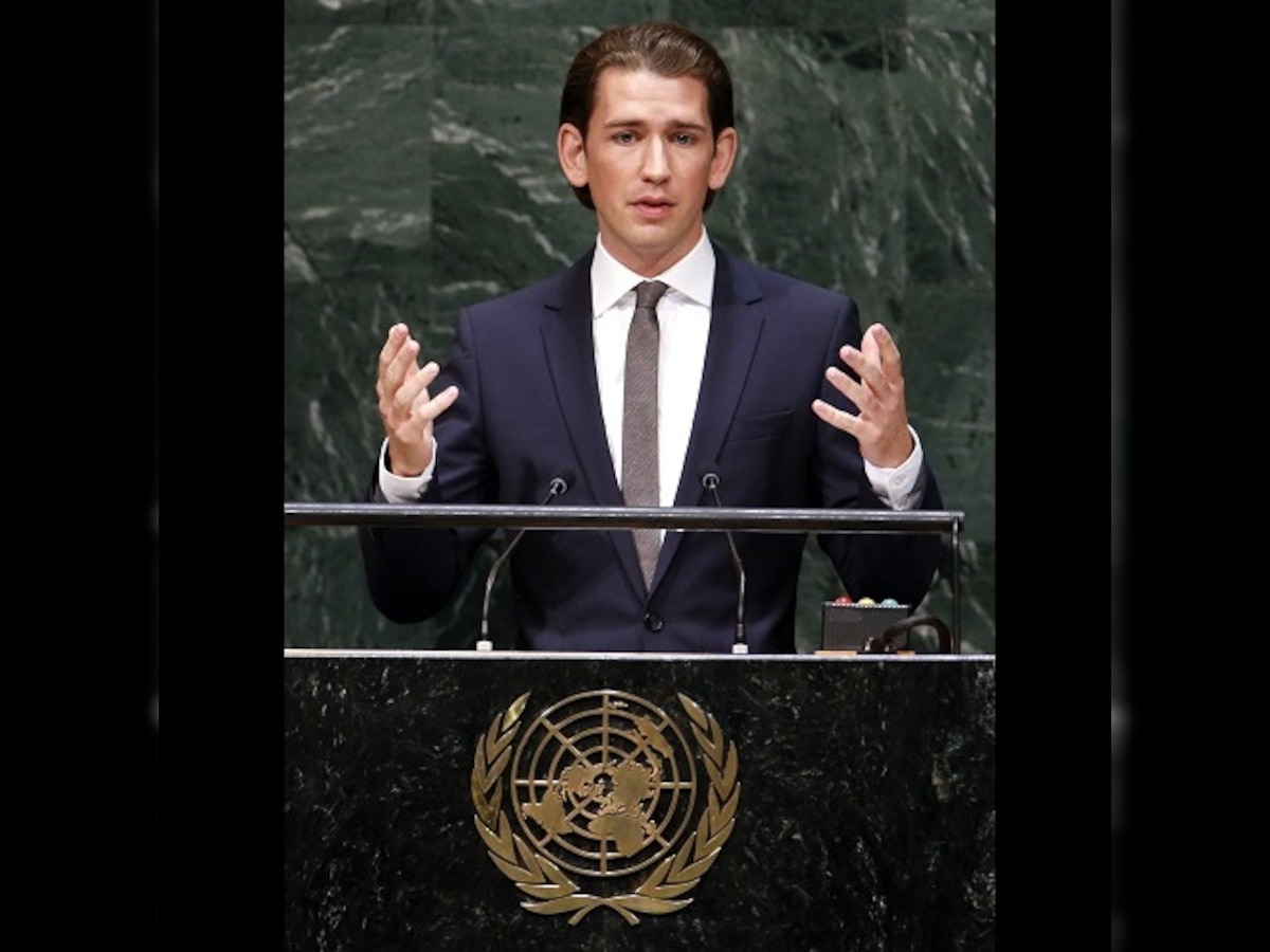 Austria's foreign minister brings Facebook age to UN stage