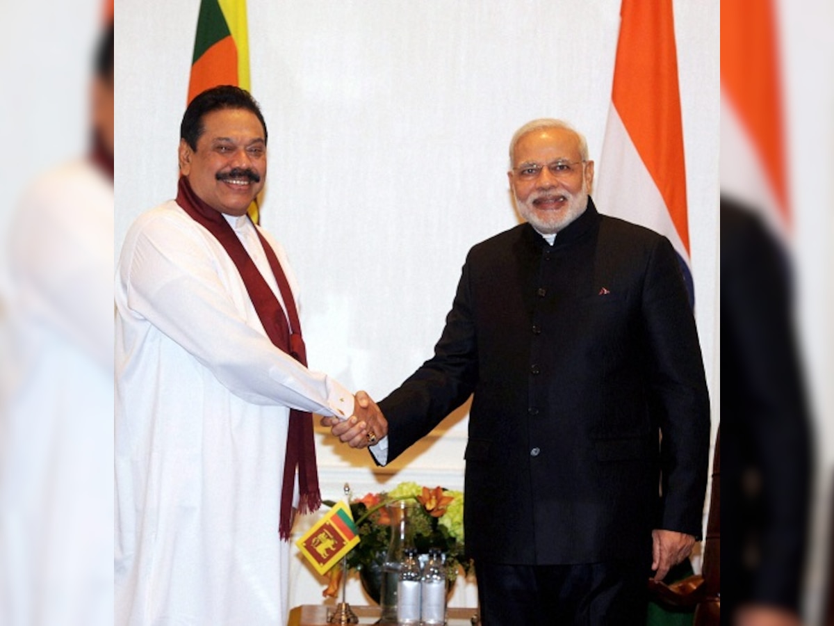  Narendra Modi emphasises on "neighbourhood first' policy, talks about 'strong SAARC' with Rajapakse, Hasina and Koirala