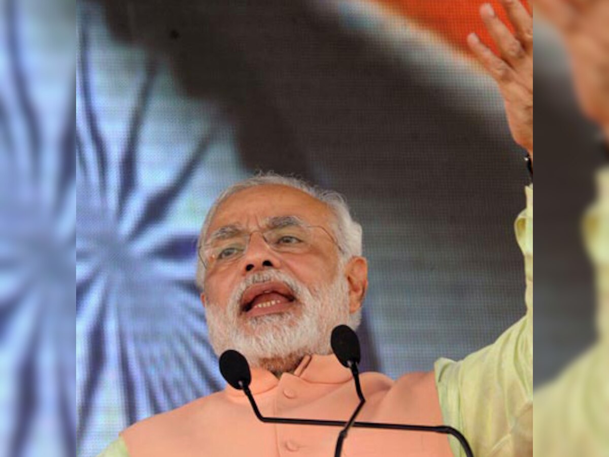 Prime Minister Narendra Modi meets Tulsi Gabbard, the only Hindu member of US Congress