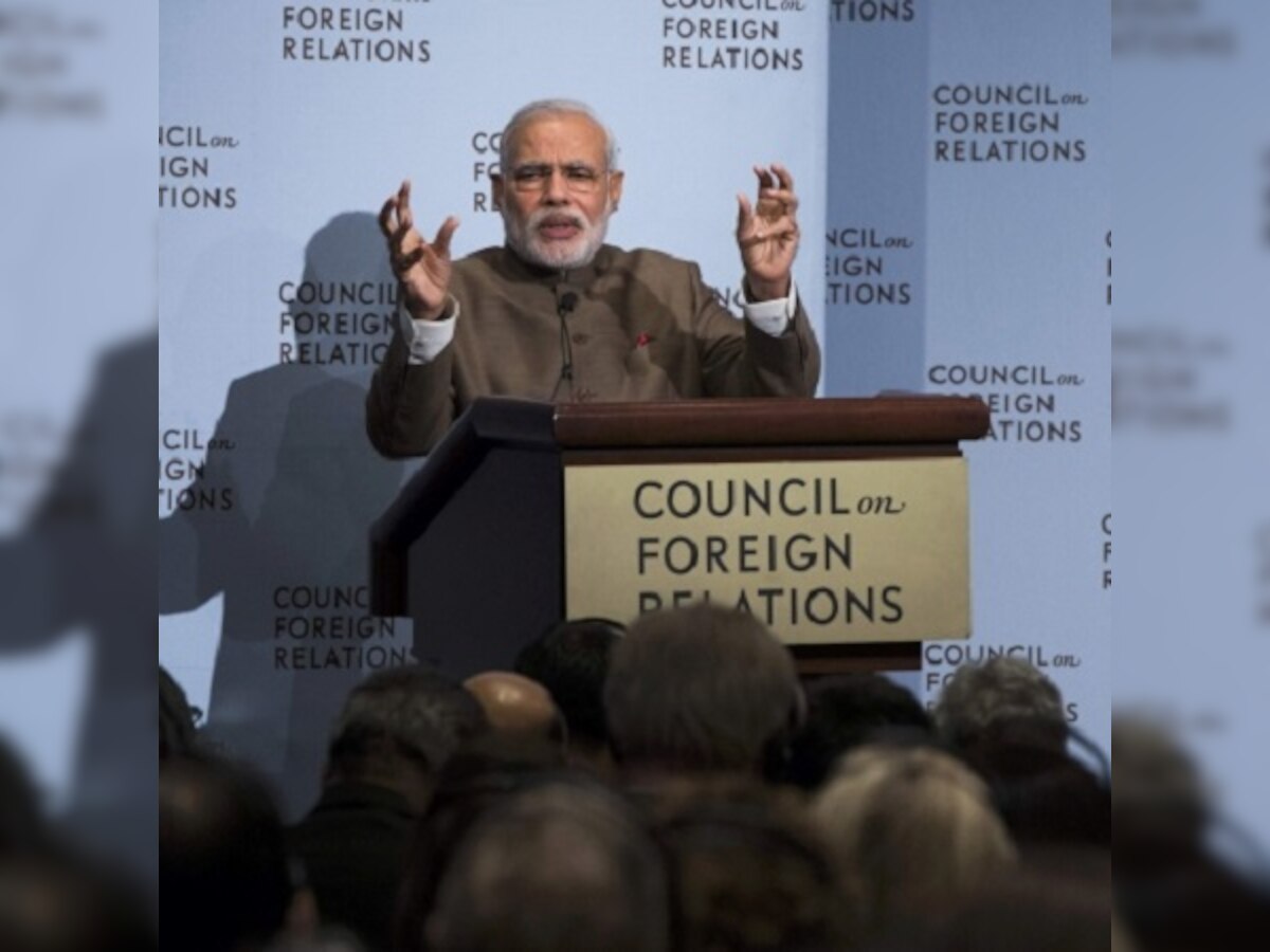 Narendra Modi meets Barack Obama; India and US proclaim 'Chalein Saath Saath: Forward Together We Go'